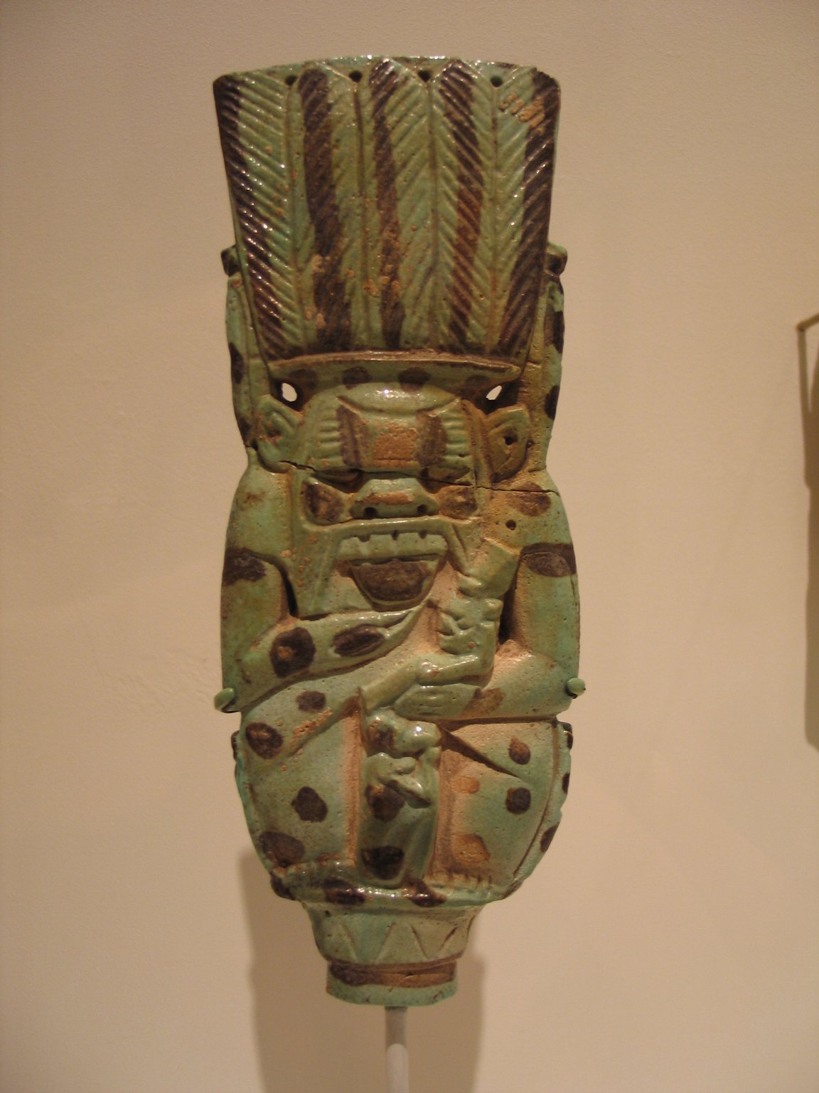 Figure of Bes with Child