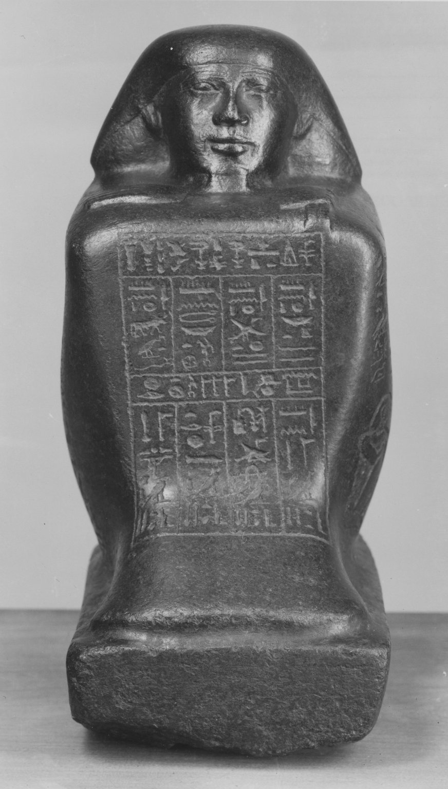 Block Statue of Harsiese, a Priest of Amun and Min