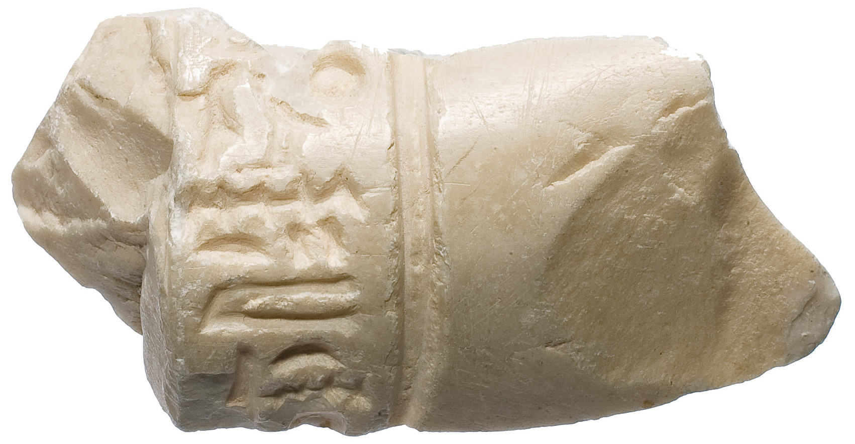 Left forearm with Aten cartouche