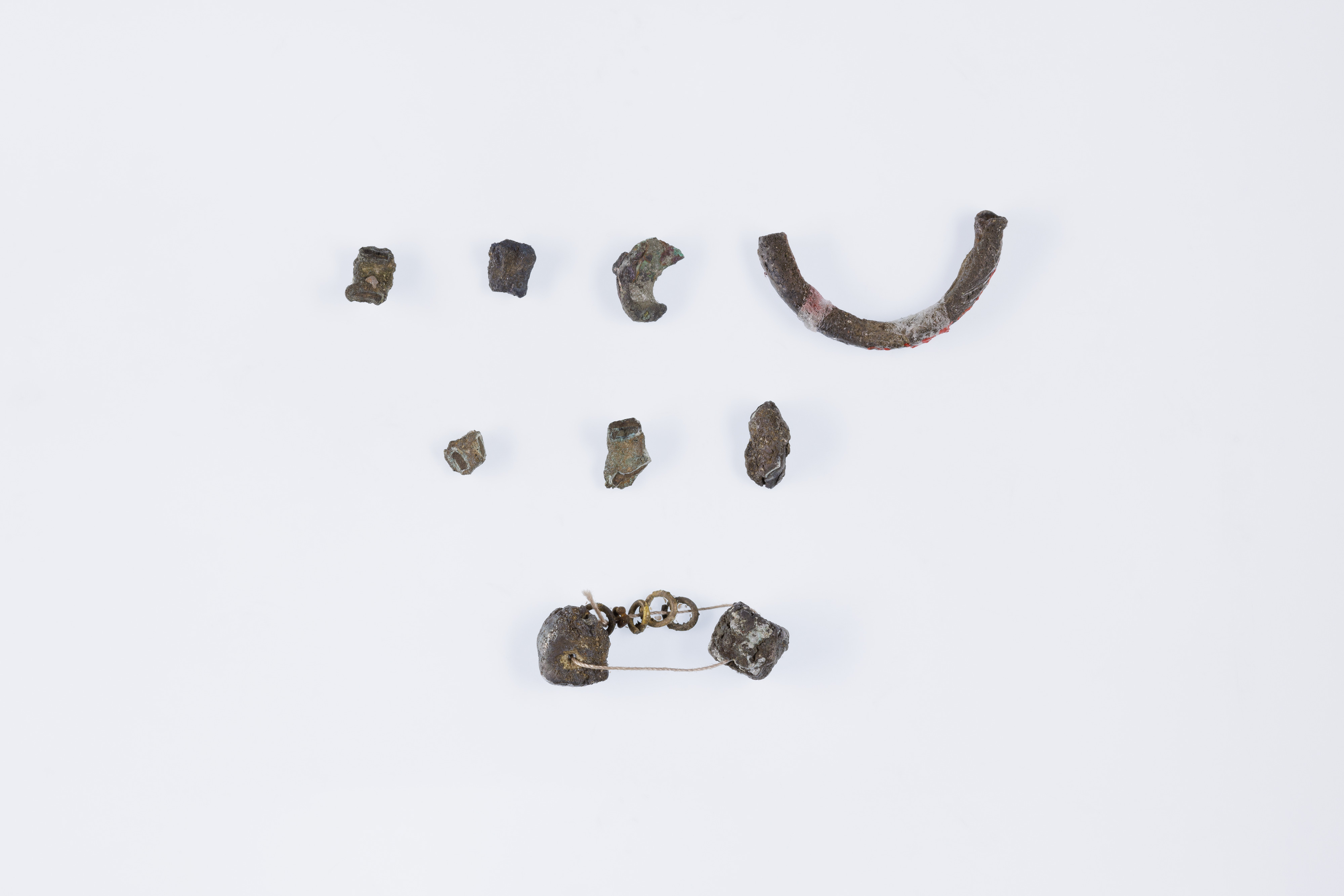 Beads and fragments of a ring