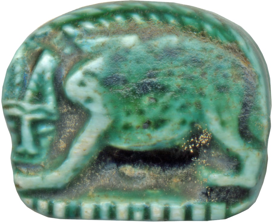 Scaraboid with Feline