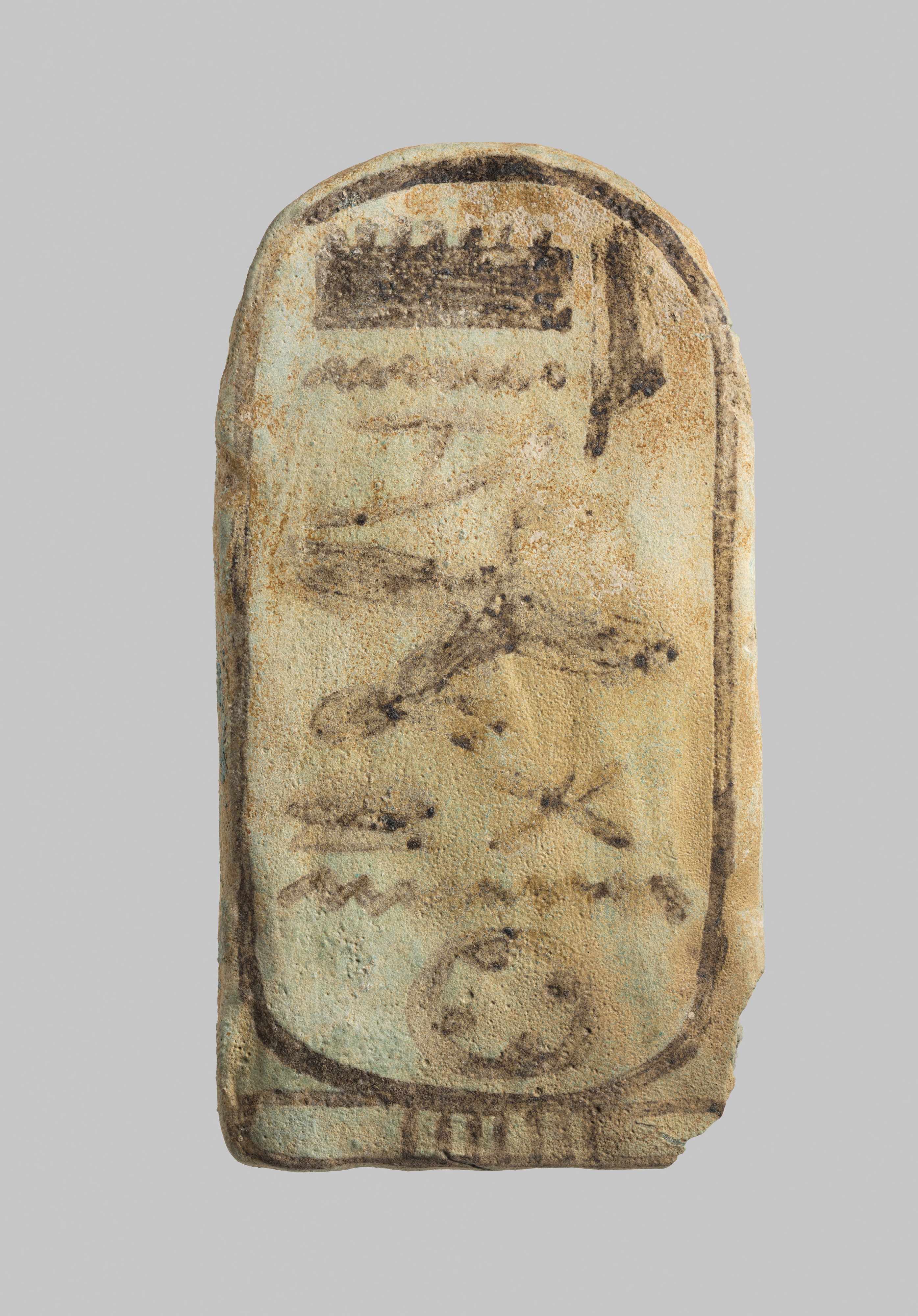 Foundation plaque inscribed with the cartouche of Psusennes I