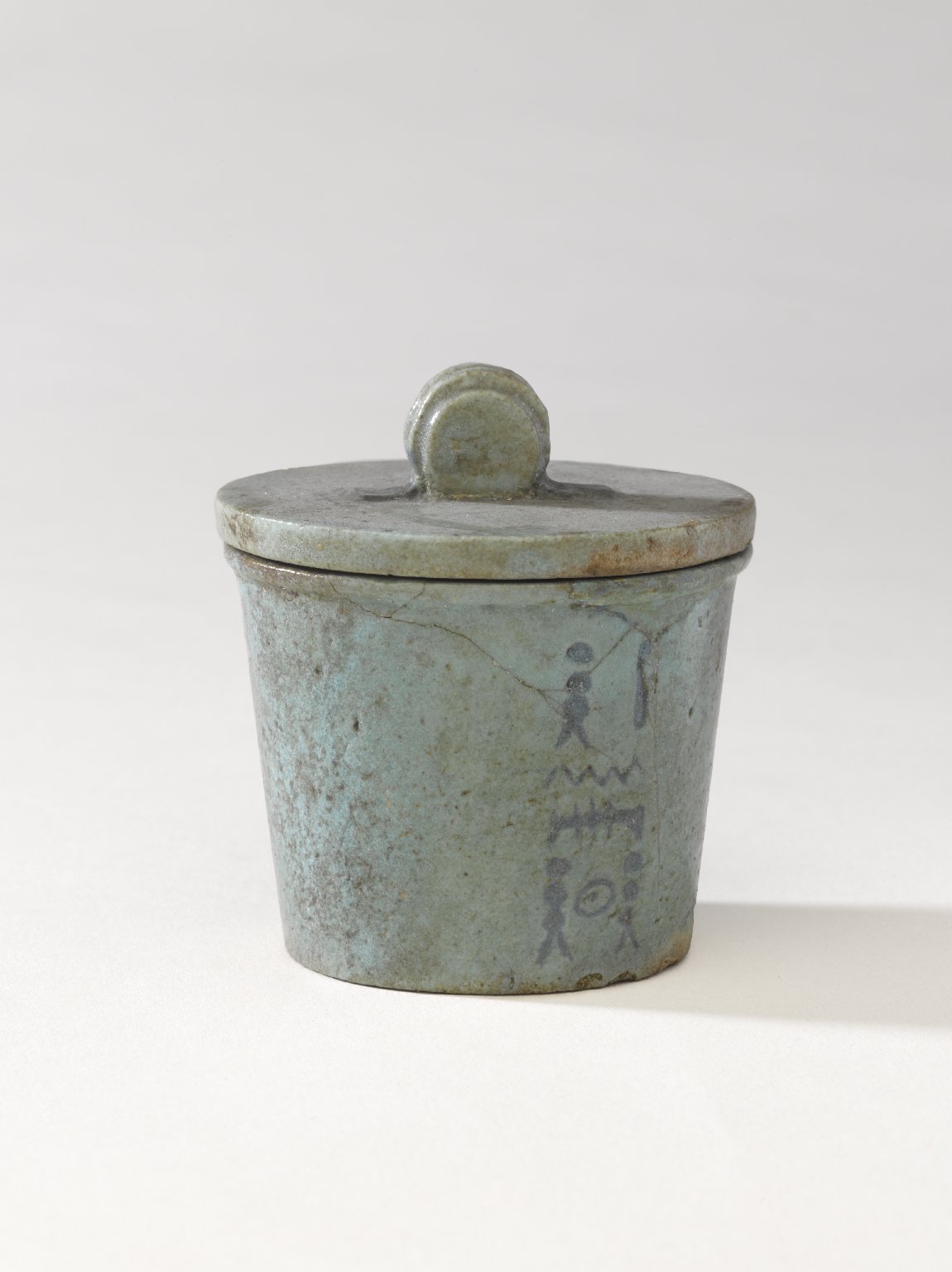One of a Set of Jars for Seven Sacred Oils or Unguents