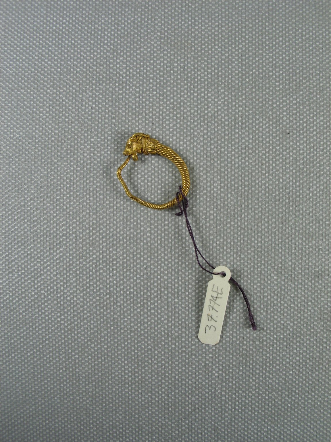 Loop Earring with Gazelle's Head