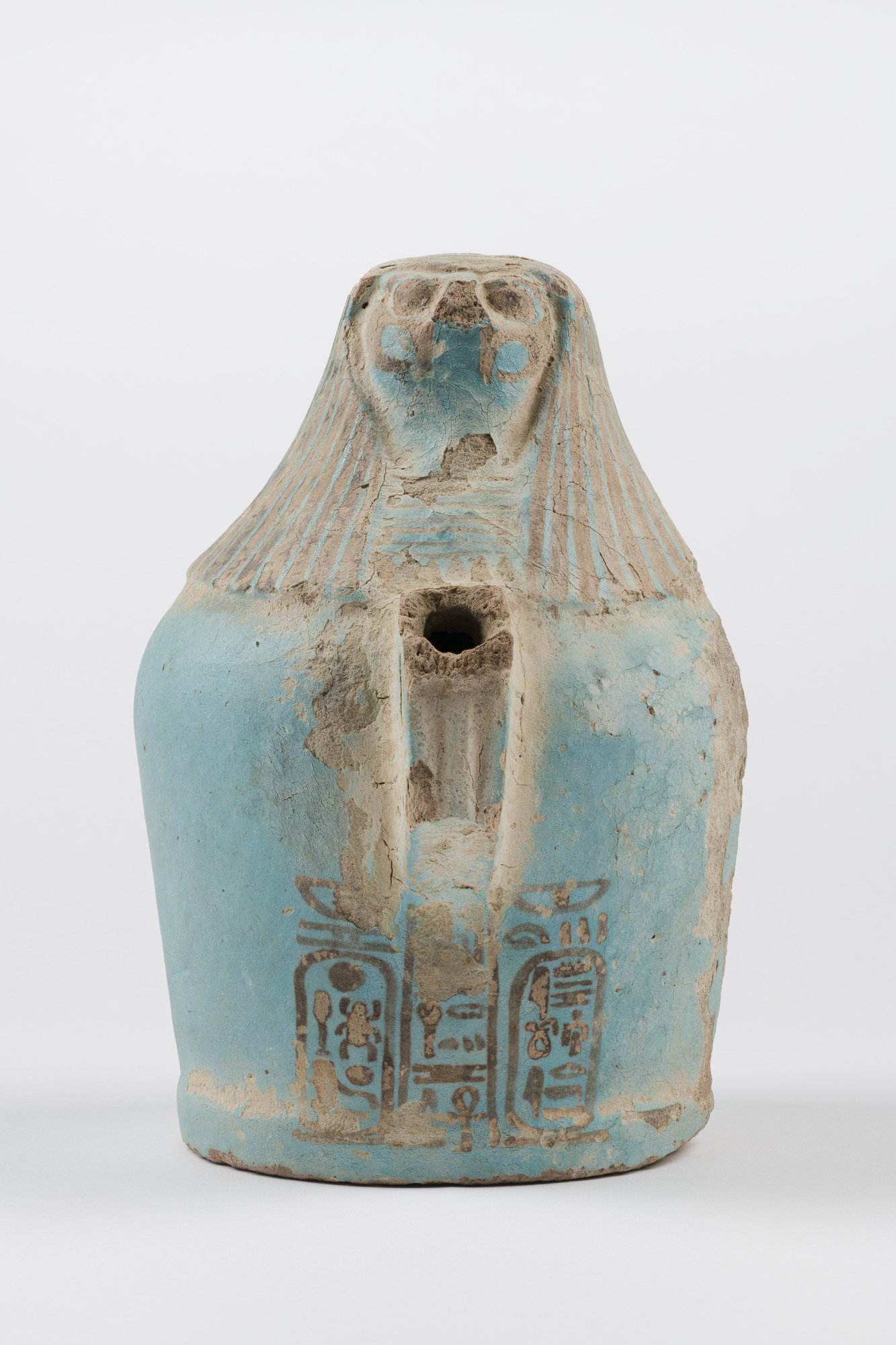 Vessel with a Falcon's Head