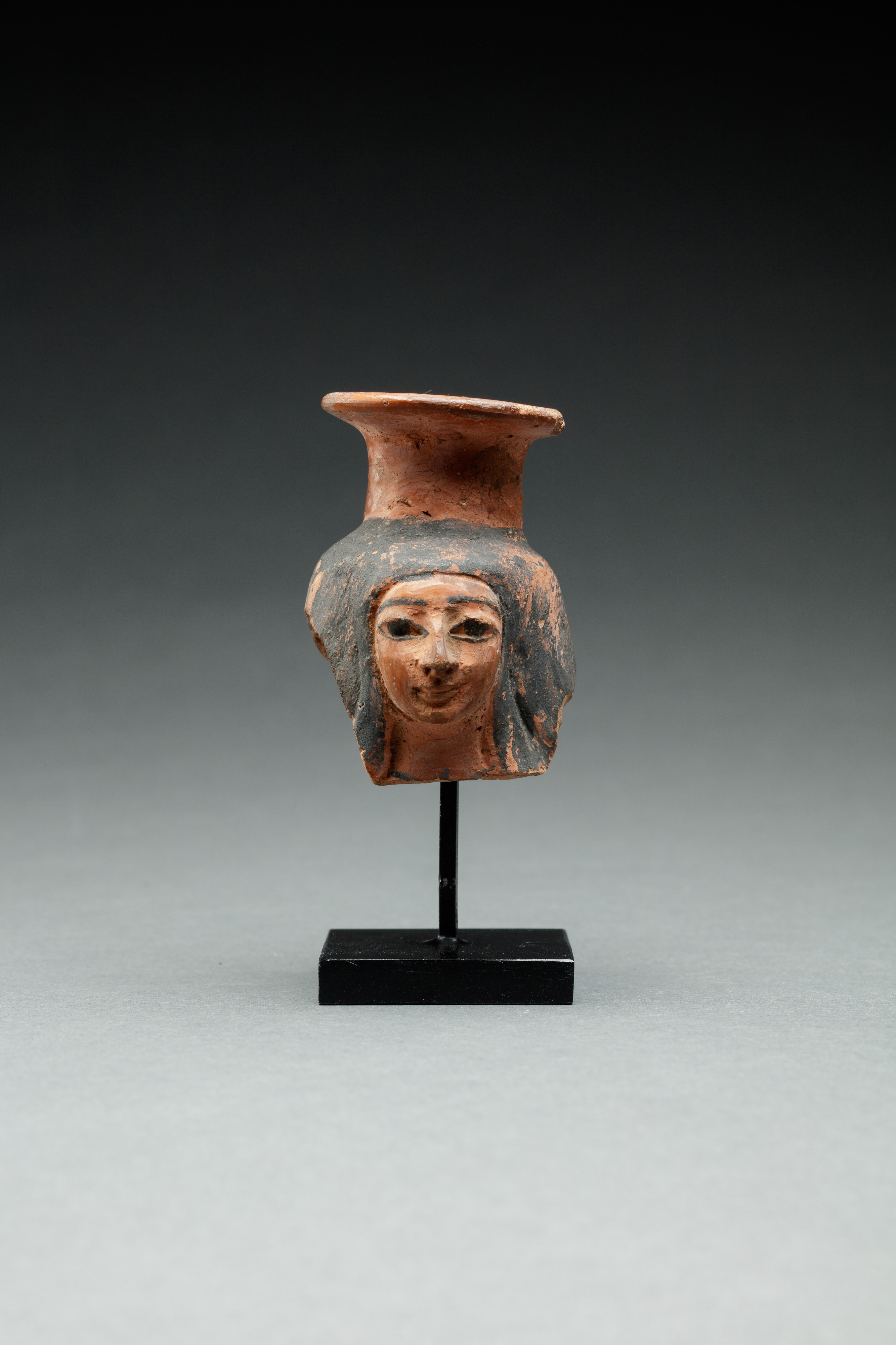 Upper Part of a Jar in the Shape of a Woman’s Head