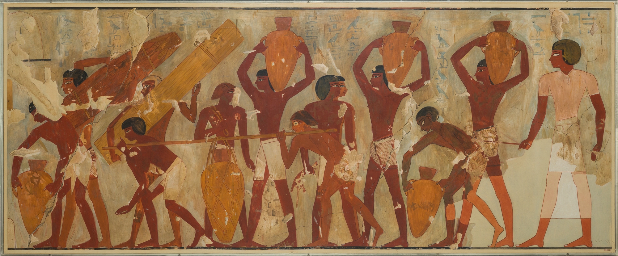 Wine and Papyrus for the Treasuries of Amun, Tomb of Rekhmire