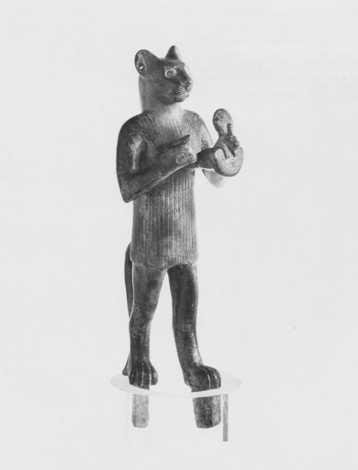 Statuette of Re as a Standing Tomcat