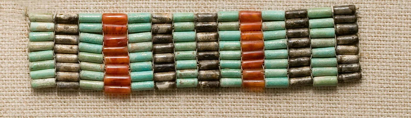 Bracelet from mummy of Satsebek